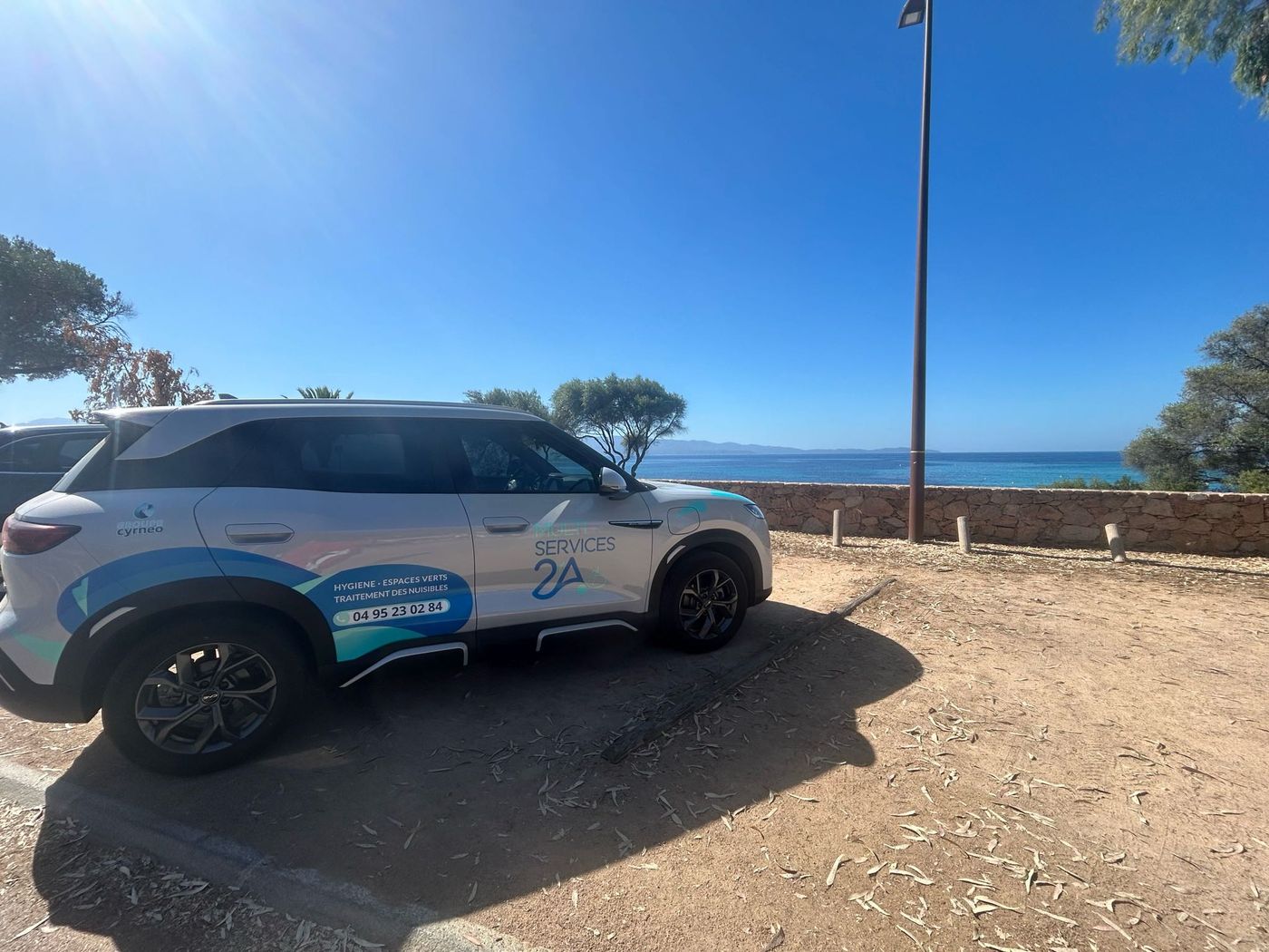 Véhicule d'intervention Multiservices 2A du Groupe Cyrneo, à Ajaccio